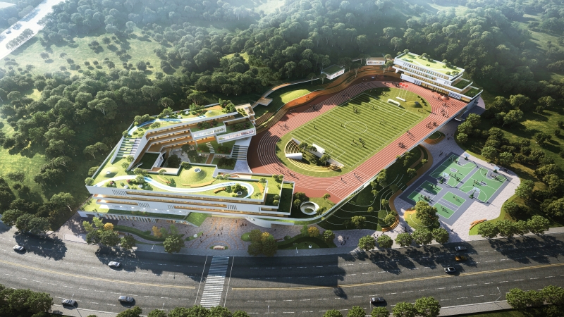 書山云臺，和成自然一一和印初中建設項目設計