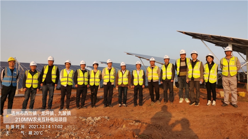 中機國際副總經理王林春一行赴廣東項目現場檢查