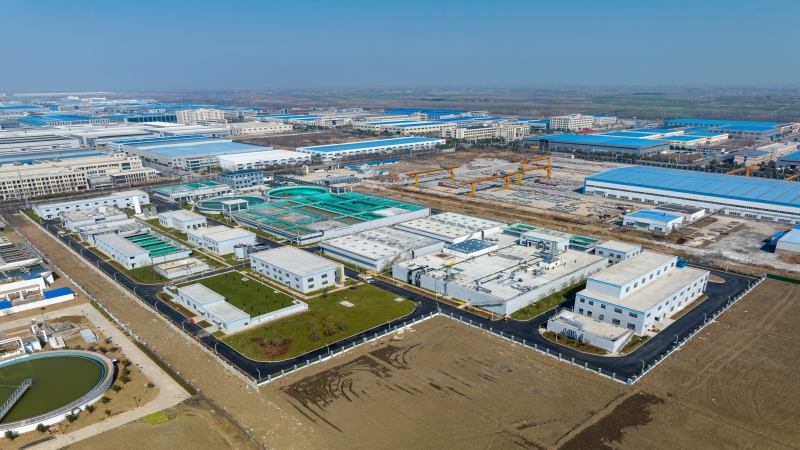 來安頂汊省際毗鄰產業園污水處理廠順利完成竣工驗收