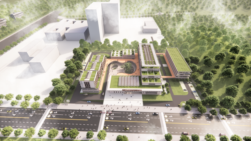 生命綠島 療愈之境一一中機國際中標漣源市公共衛生防控救治中心建設項目