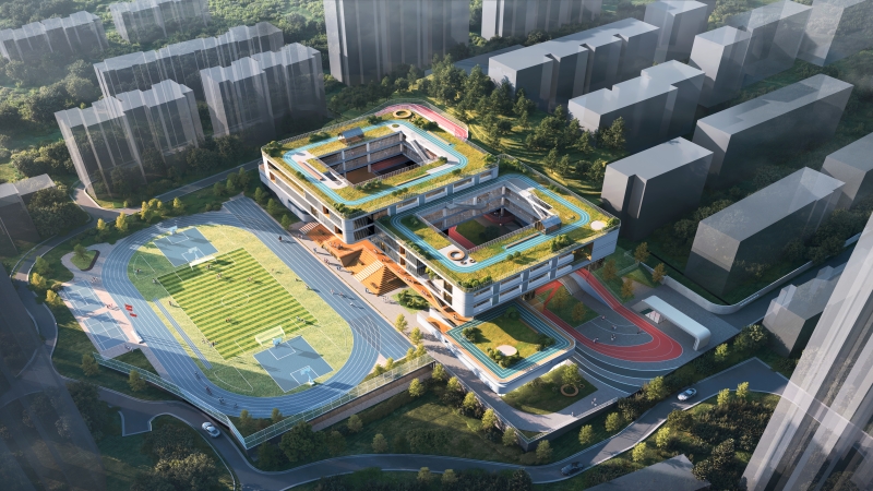 環山疊院——南大橋小學新建工程項目設計