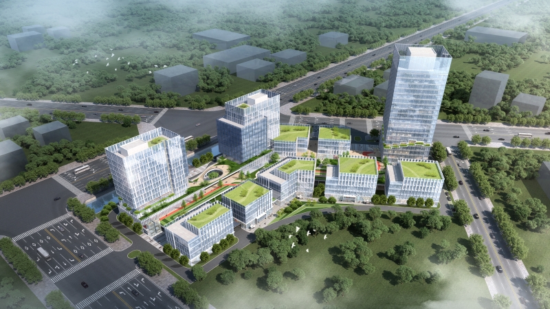 G60科創走廊上的生態綠谷一一寧國科技創新產業園