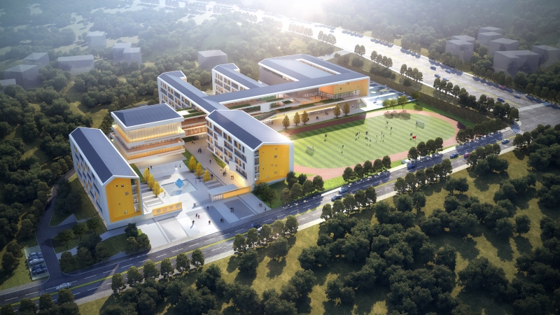 中機國際中標長沙市望城區月亮島谷山學校項目