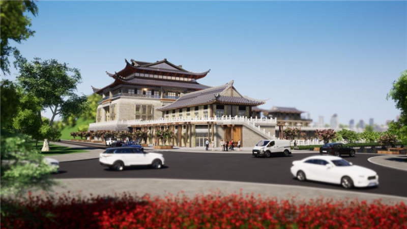 中機國際設(shè)計的江口月坡智慧農(nóng)貿(mào)市場正式開工建設(shè)