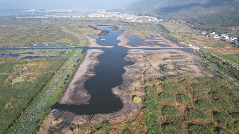 中機國際展示高原湖泊生態緩沖帶保護修復新示范