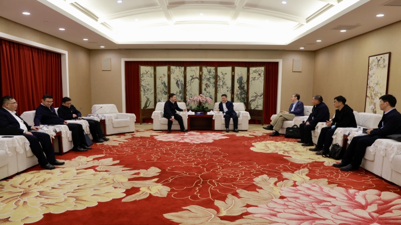 國機集團與湖南湘江新區管委會領導會見  中機國際受邀出席